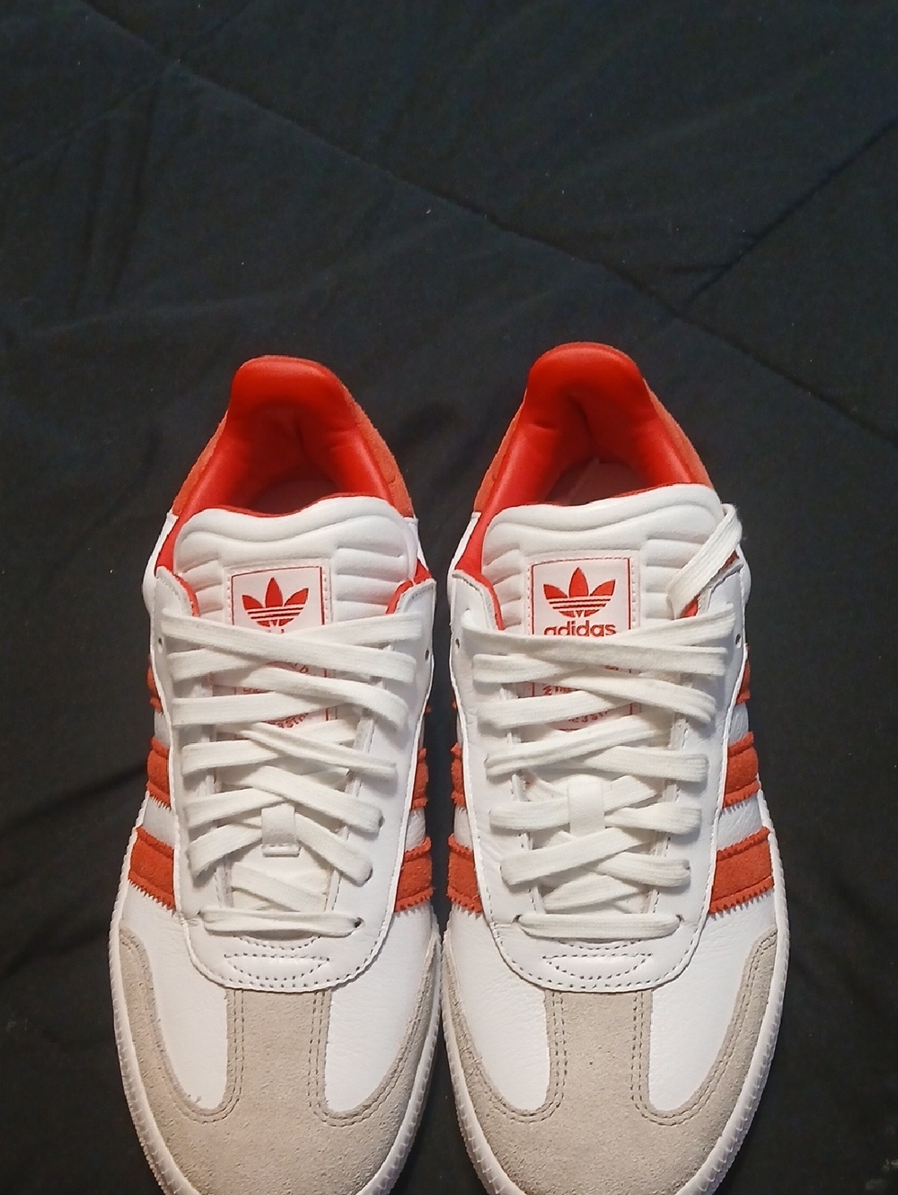 adidas Samba Men’s White & Red Low-Top Sneakers
